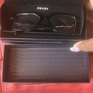 Prada Glossy Black Eyewear